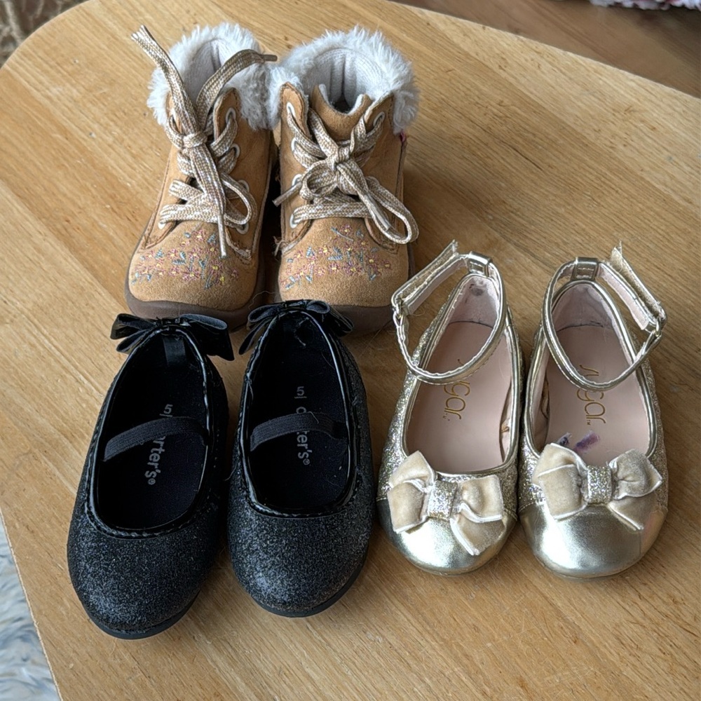 3 pairs Toddler bundle shoes